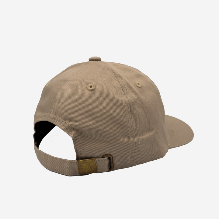 Jockey 6 Panel Beige Cotton