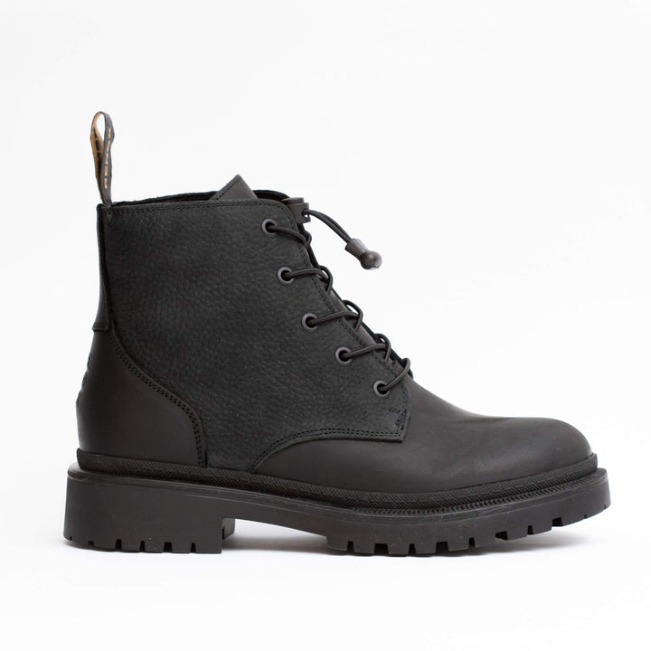 Explorer Black Rustic Women's Ankle Boot