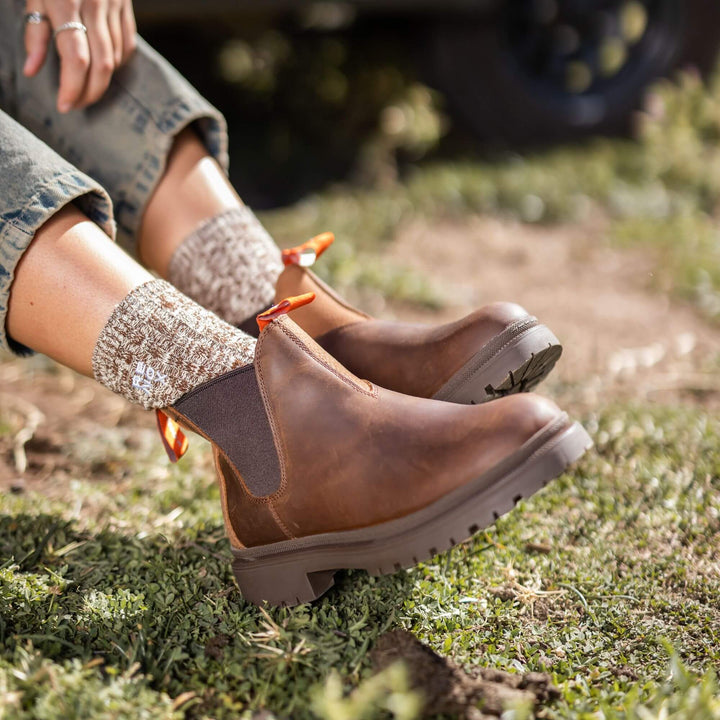 Original Wool Lined Chelsea Boot Rustic Brown Women's