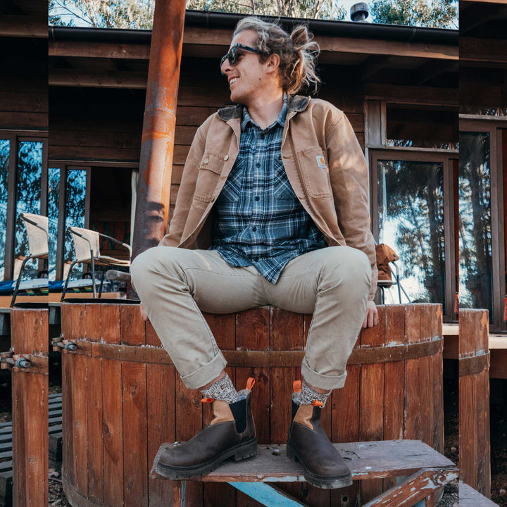Original Wool Lined Chelsea Boot Rustic Brown Men's
