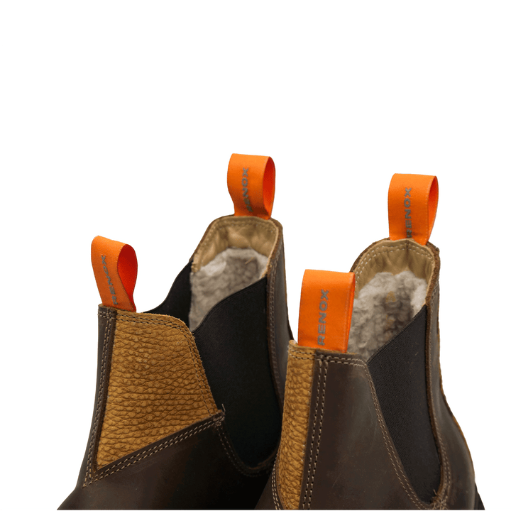 Original Wool Lined Chelsea Boot Rustic Brown Women's