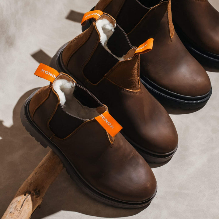 Original Wool Lined Chelsea Boot Rustic Brown Men's